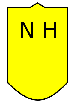 Road marker IN NH.svg