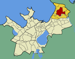 Клоостриметса на карте города и района
