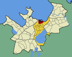 Садама на карте города и района