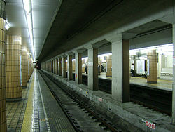 Toei-takaracho-station-platform.jpg