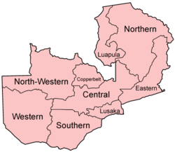 Провинции Замбии