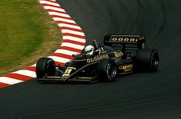 Элио де Анджелис управляет Lotus 97Т на Гран-при Германии 1985 года