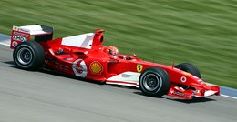 Ferrari F2004 Михаэля Шумахера на Гран-при США 2004
