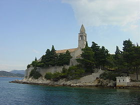Францисканский монастырь на острове Лопуд