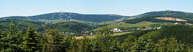Вид на Фихтельберг с чешской стороны.