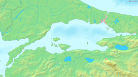 Карта Мраморного моря