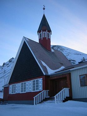 Свальбардская церковь, Лонгйир, Шпицберген
