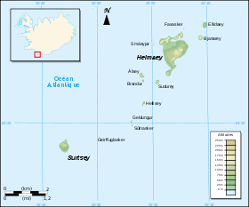 Vestmann archipel topographic map-fr.svg