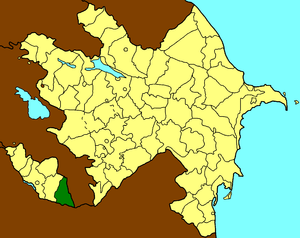 Ордубадский район на карте