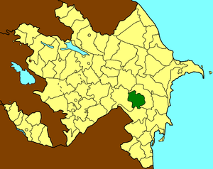 Саатлинский район на карте