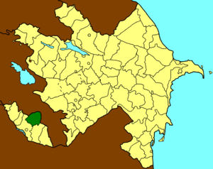 Шахбузский район на карте
