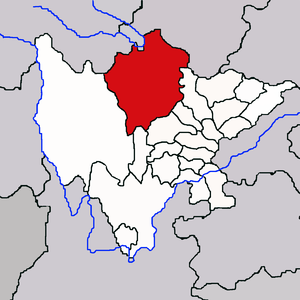 Нгава-Тибетско-Цянский  автономный округ (автономный округ Аба) на карте