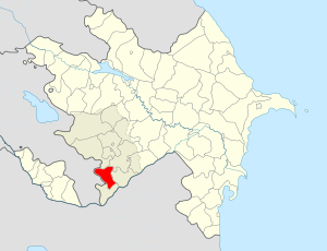 Кубатлинский район на карте