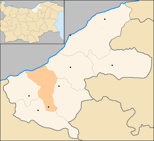Община Борово, карта