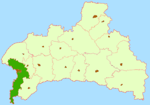 Брестский район на карте