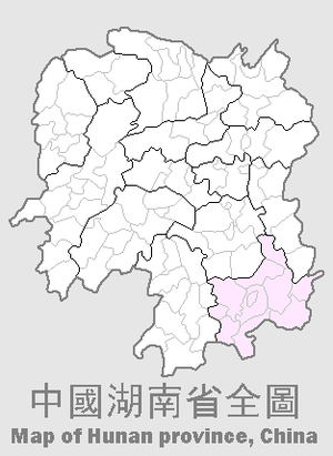 Чэньчжоу на карте