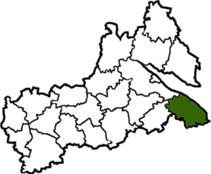 Чигиринский район на карте