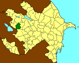 Дашкесанский район на карте