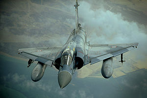 French Mirage 2000 finishes refueling from KC-10A 2009-12-06.JPG