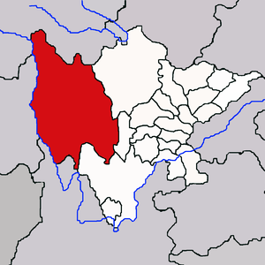Гардзе-Тибетский автономный округ на карте