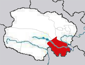 Голог-Тибетский автономный округ на карте