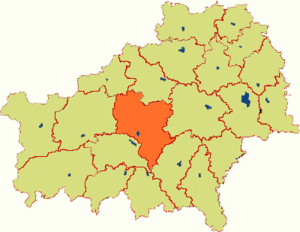Калинковичский район на карте