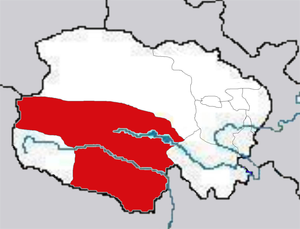 Юйшу-Тибетский автономный округ на карте