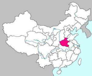 Хэнань на карте