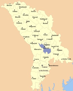 Яловенский район на карте