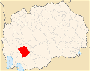 Община Демир-Хисар на карте