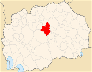 Община Велес на карте