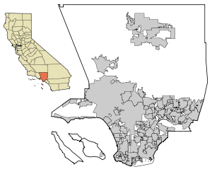 Лос-Анджелес, карта