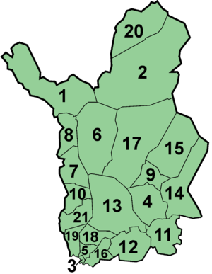 Общины (муниципалитеты) Лапландии