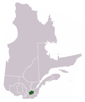 Центральный Квебек на карте