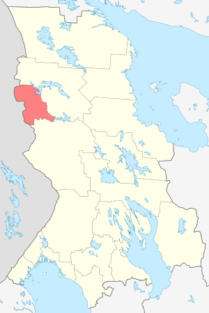 Костомукшский городской округ на карте
