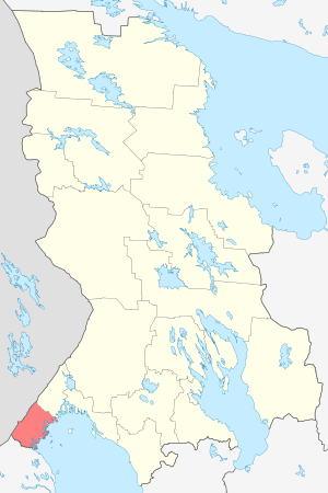 Лахденпо́хский район на карте