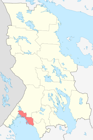 Питкяра́нтский район на карте