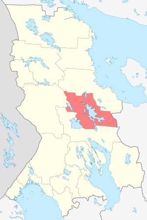 Сеге́жский район на карте