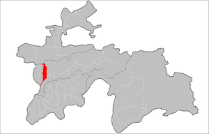Гиссарский район на карте