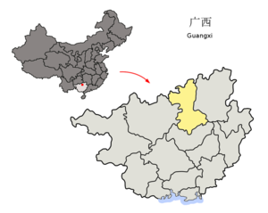 Лючжоу на карте