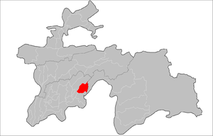 Муминабадский район на карте