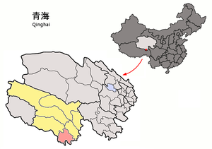 Нангчен, карта