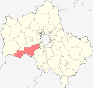 Наро-Фоминский район на карте