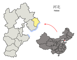 Циньхуандао на карте
