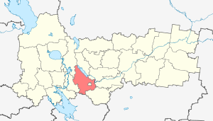 Вологодский муниципальный район на карте