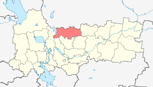 Вожегодский муниципальный район на карте