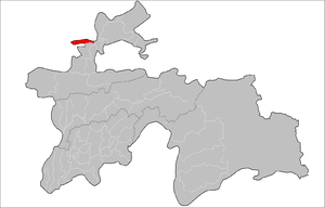 Зафарабадский район на карте