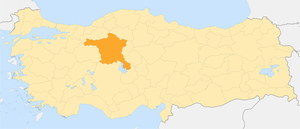 Анкара на карте