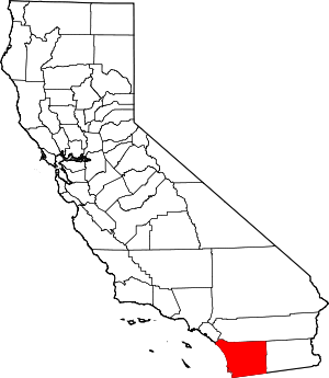 Сан-Диего, карта