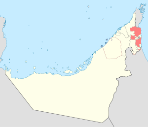 Эль-Фуджайра на карте